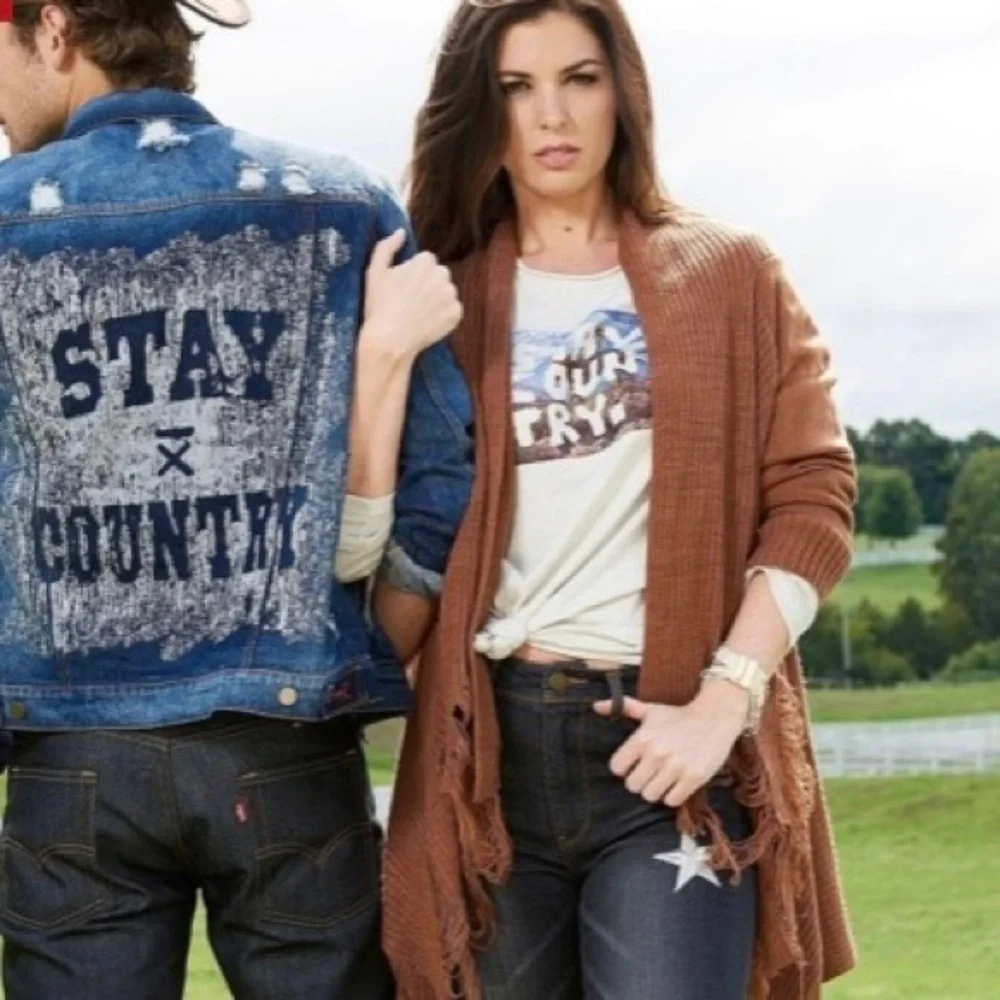 🤠NWOT🤠 Stay Country 100% Cotton T-shirt - Picture 1 of 2
